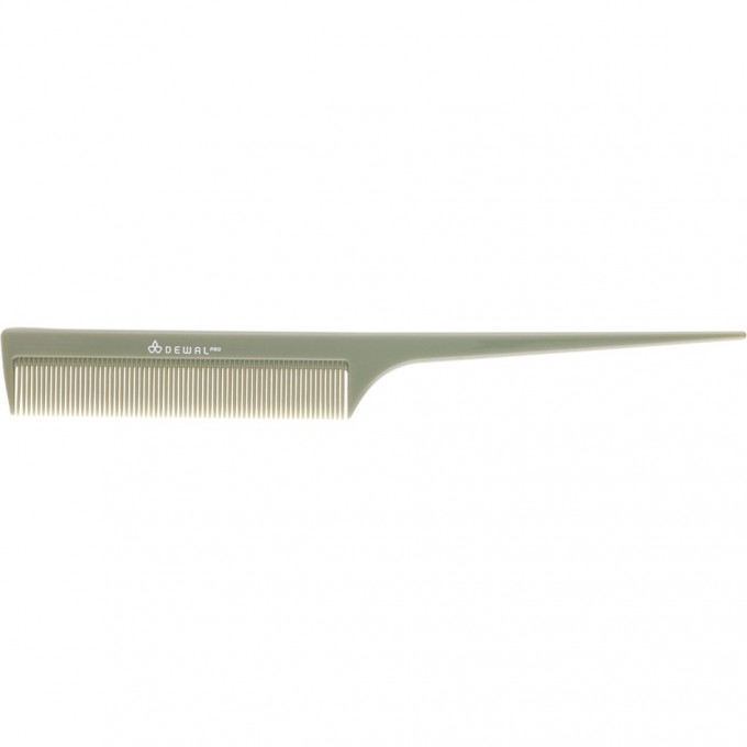 Расческа DEWAL ЭКОНОМ OLIVE, с пластиковым хвостиком, 21 см CO-6104OLIVE